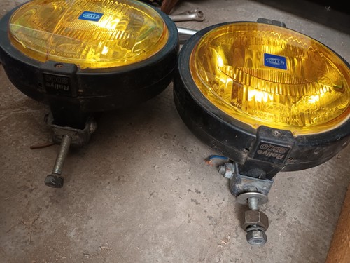 Paire phares jaune - , longue