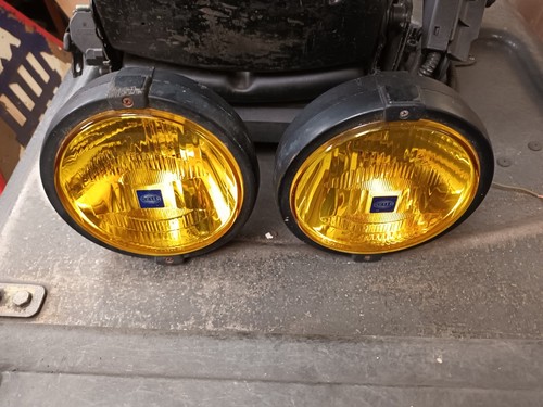 Paire phares jaune longue - ,